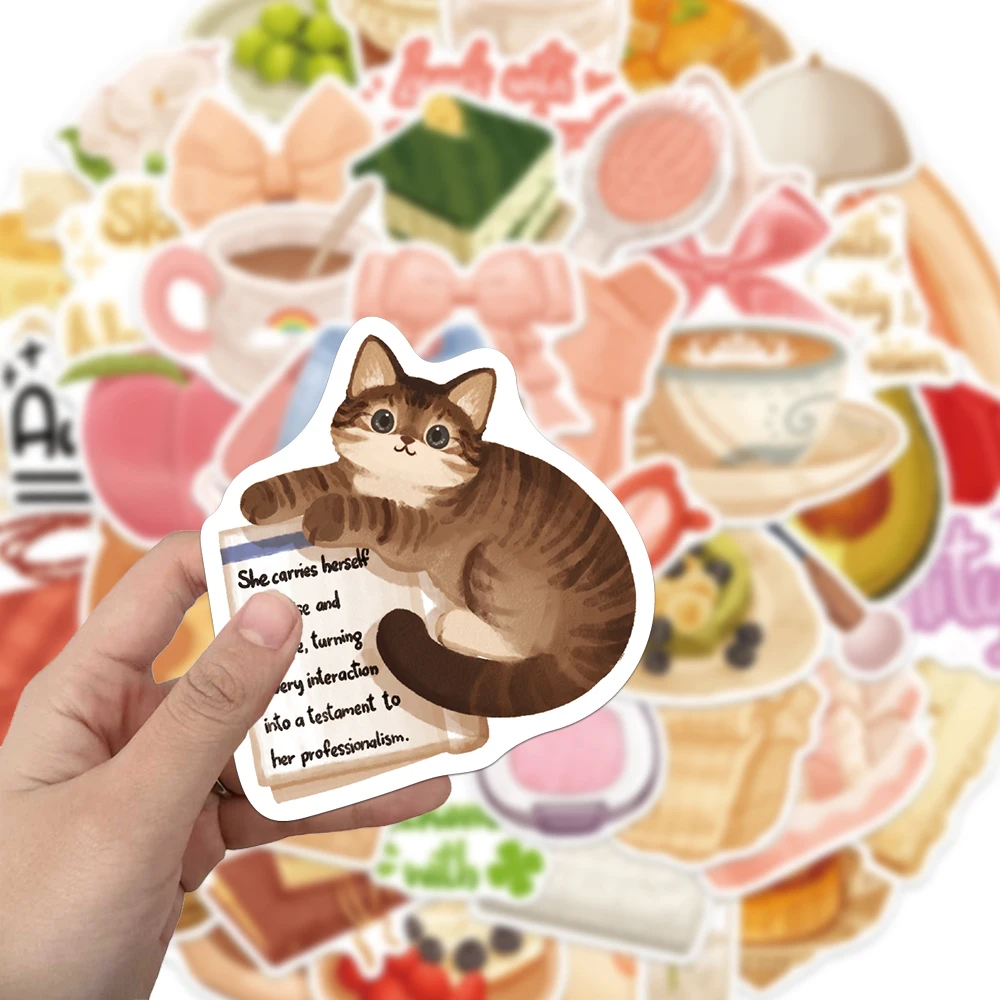 50PCS Creative Exquisite Life Stickers DIY Phone Case Notebook Decoration Personalized Decorative Stickers
