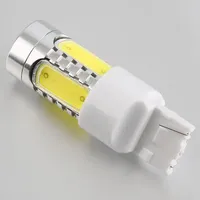 White W5/21W 7440 T20 7.5W LED COB Parking Light Tail Brake Turn Signal Bulb Lamp