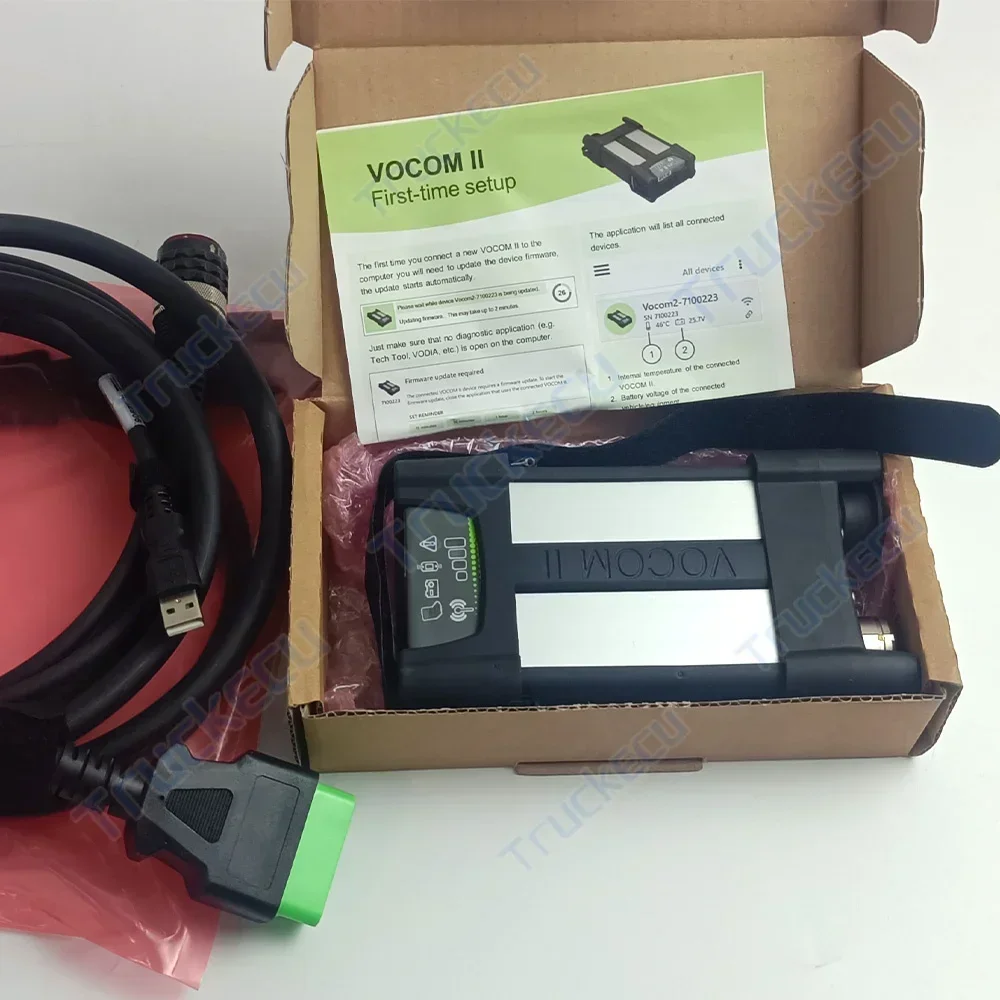 For Volvo Vocom II Interface for Volvo for Renault Articulated Trucks Loader Bus Diagnostic Tool Original Vocom 2 88894000