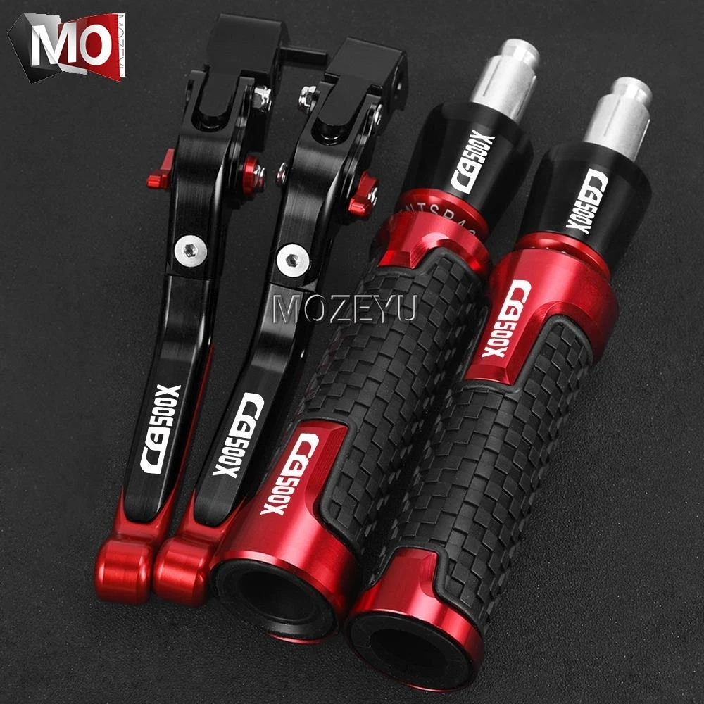 

For honda CB500X CB 500X CB500 X 2022 2023 2024 Motorcycle Adjustable Brake Clutch Levers Handlebar grips Handle bar ends plug