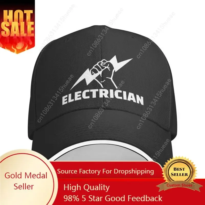 

Custom Electrician Baseball Cap Sports Men Women's Adjustable Engineer Electrical Power Dad Hat Summer