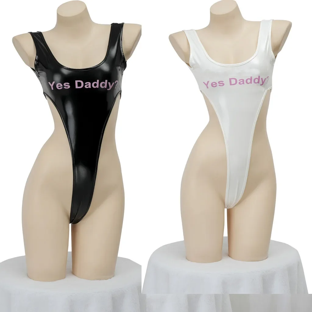 

Женское нижнее белье, экзотические комплекты, ночная одежда для сна, ночное белье из искусственной кожи, цельное боди, униформа для ролевых игр, косплей