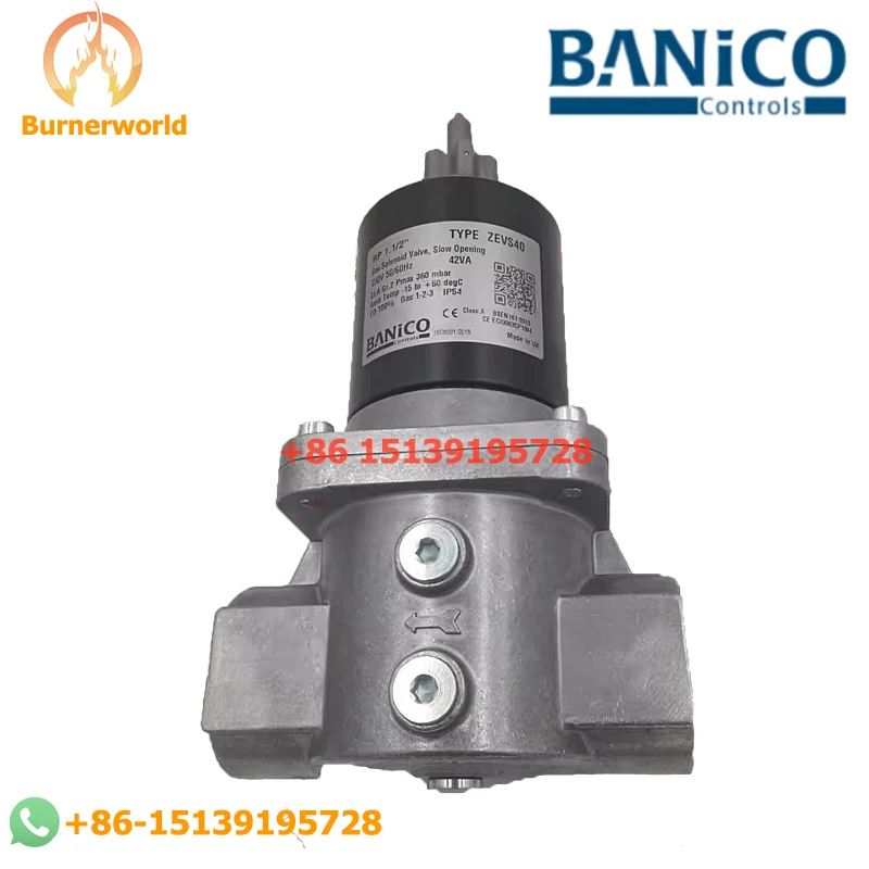 Original BANICO  Solenoid Valve ZEV15 ZEV20 ZEV25 Slow Open ZEVS15 ZEVS20 ZEVS25 ZEVS40