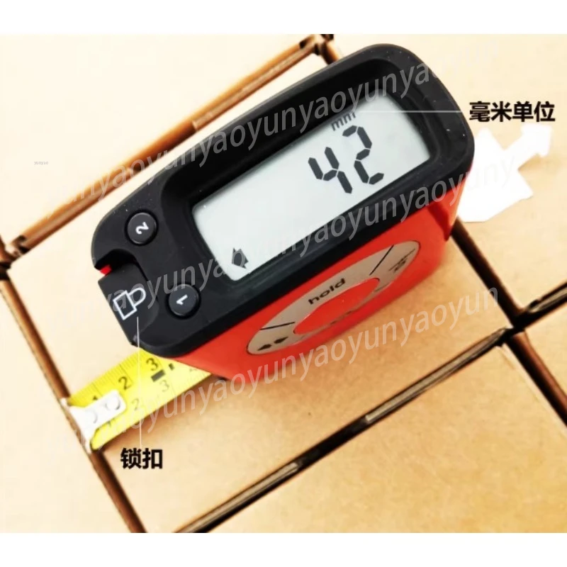 

Цифровая рулетка 5 м с ЖК-дисплеем, высокоточный электронный измерительный инструмент для деревообработки, строительства и DIY