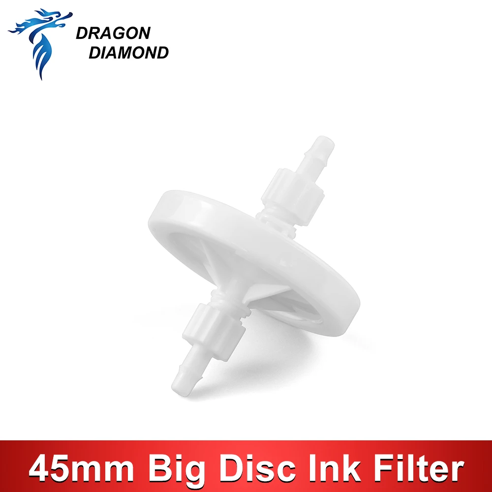 Filtro de tinta de disco grande de 45mm para impresora de tinta solvente Infiniti Challenger ICONTEK CRYSTALJET Myjet Wit-color Gongzheng