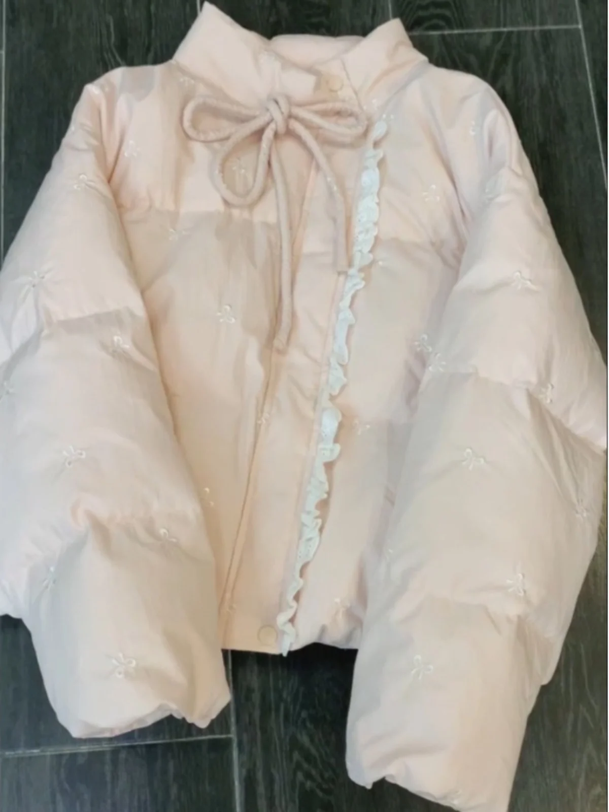 

Женская зимняя хлопковая куртка с вышитым узлом в стиле пэчворк, высококачественная верхняя одежда для поездок на работу Sle