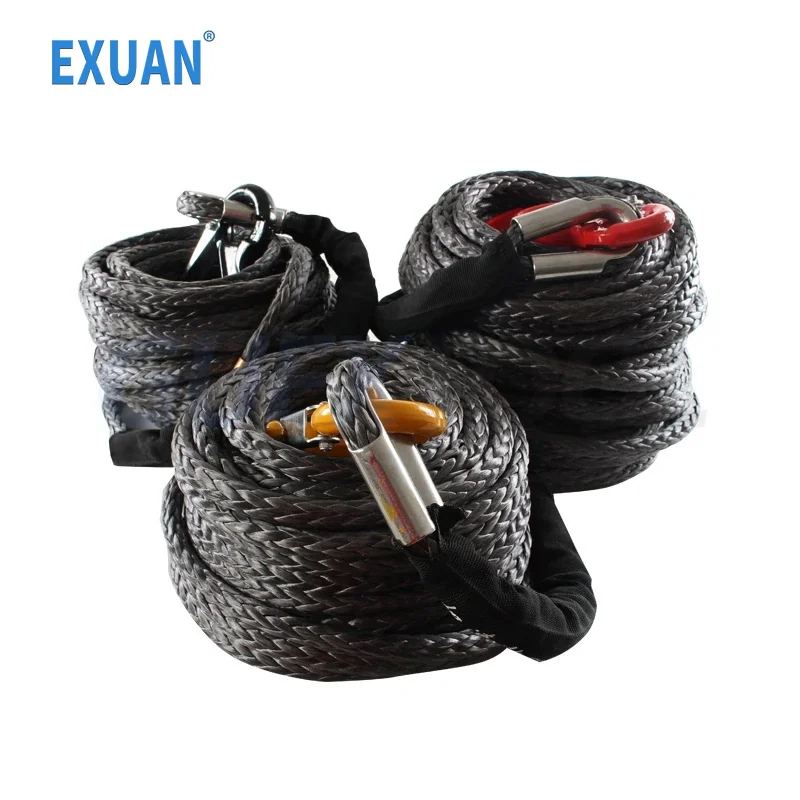 

Synthetic Winch Rope Tow Car Accessories Off Road Trailer Strap Off Road Vehicle Winch Rope Wear-resistant Nylon Car Winch Rope