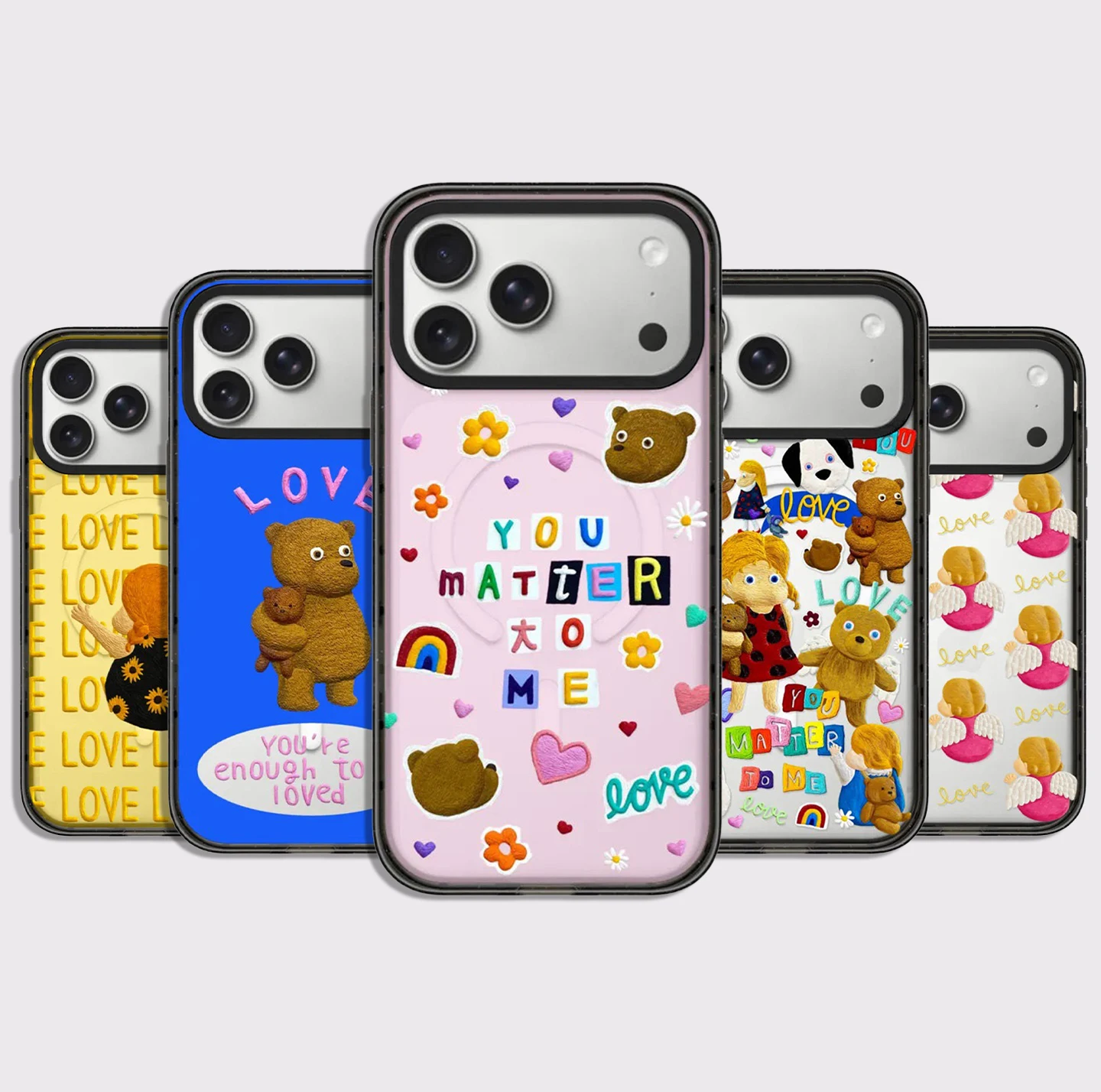 

You Matter To Me Impact Black Border Magnetic Cover for IPhone 12 13 14 15 16 17 Pro Max Case for IPhone 17 Air