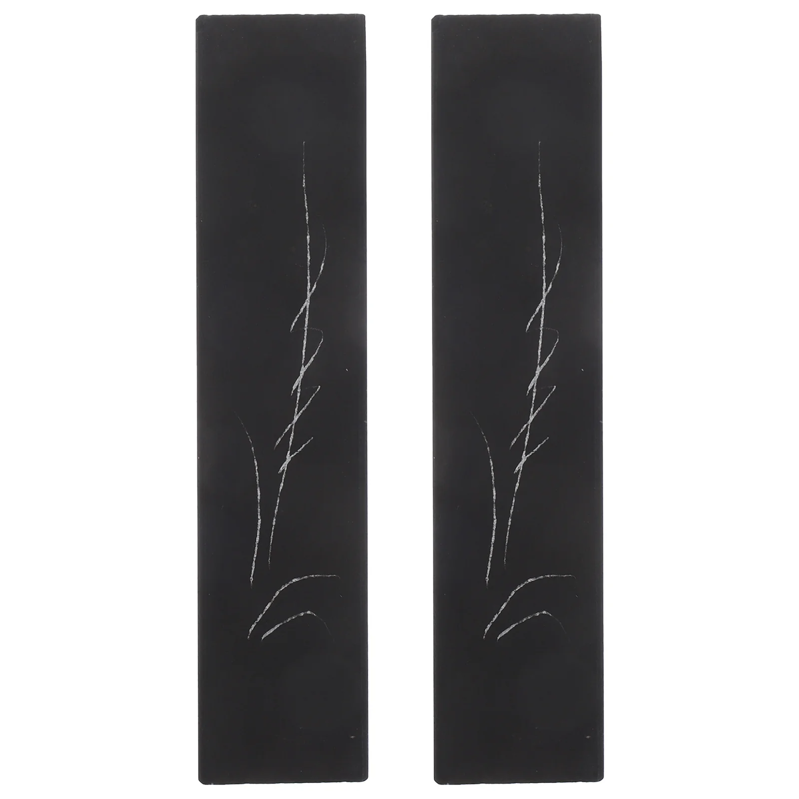 

2Pcs Stone Calligraphy Paperweight Heavy Desktop Paper Holder Natural Texture Chinese Writing Tool Letterweight