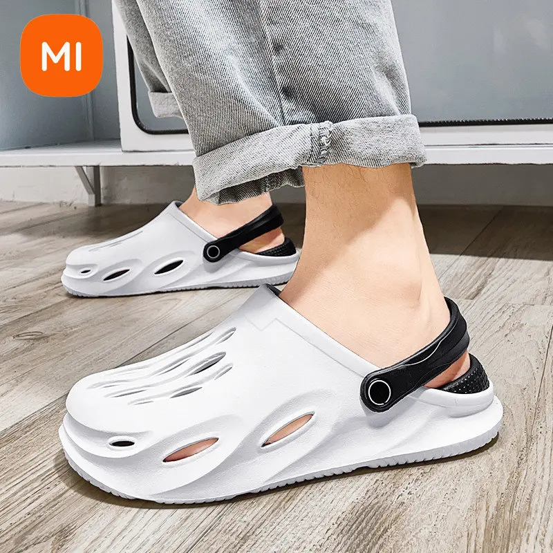 Xiaomi-Sandales de plage légères unisexes pour hommes, tongs de plage d'été, pantoufles astronomiques souples et respirantes