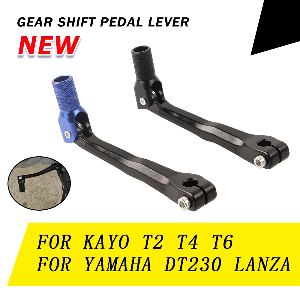 Motorcycle CNC Folding Gear Shifter Shift Pedal Lever For YAMAHA DT230 Lanza DT 230 Lanza230 For KAYO T2 T4 T6 Dirt Bike Parts