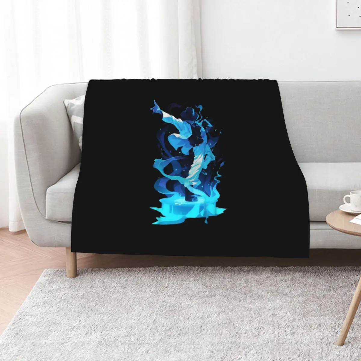 Dance Legend with Swirling Energy - Pop Music Throw Blanket Bed Picnic Bed covers Tourist Large halloween Blankets