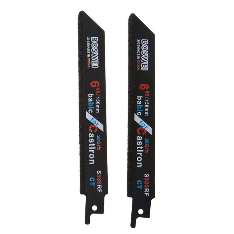 

D8KF 2pcs 150mm 6''Carbide Reciprocating Saw Blade For Cutting Ceramic Cast Iron S930