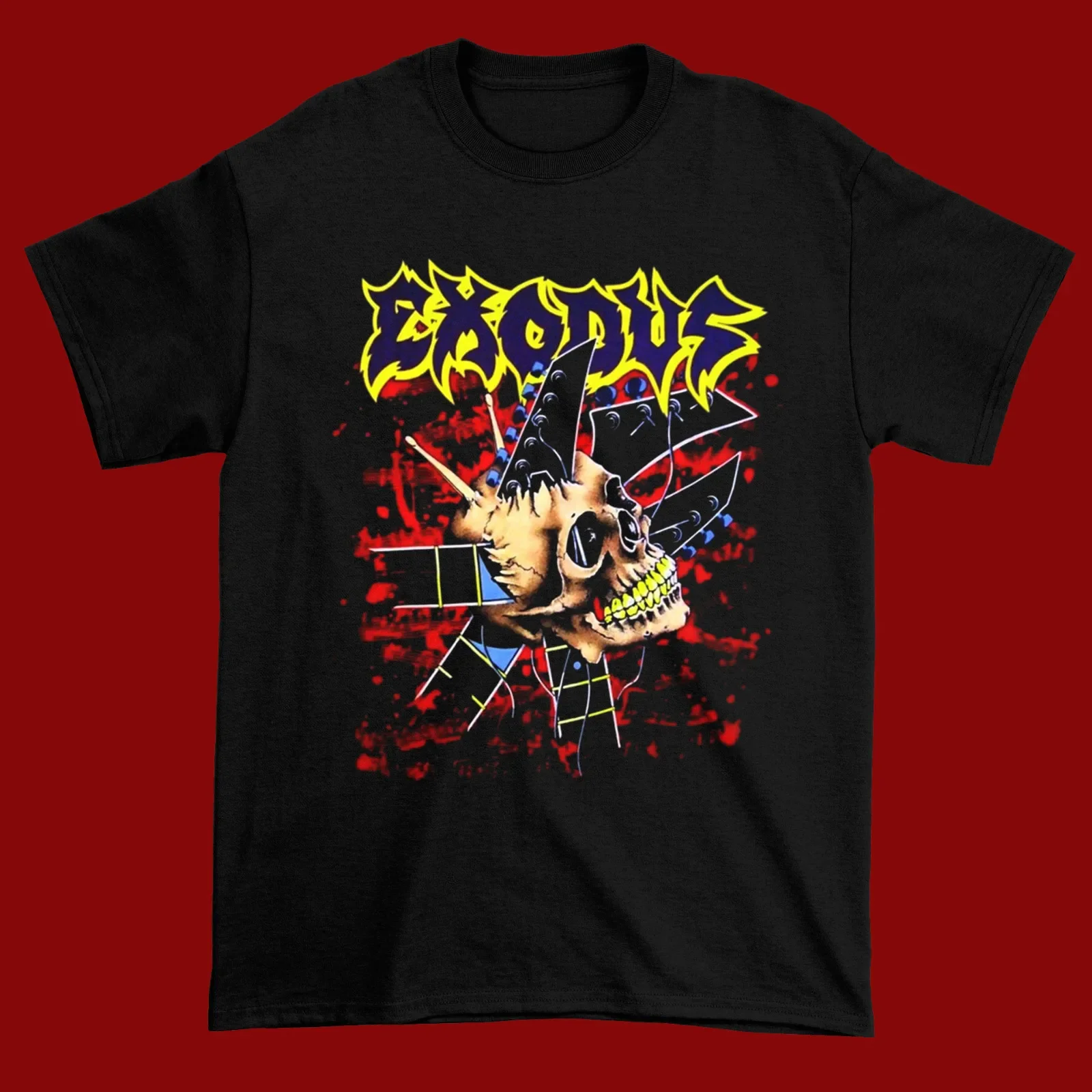 New Exodus American Band Music Short Sleeve Black All Size Unisex Shirt QQ1010