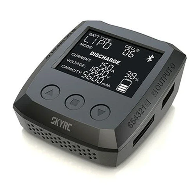 

SKYRC B6 Nano 320W 15A DC Remote Control Micro DC 9-32V Mini Smart Fast Charger Discharger Li-Po Li-Hv Li-Ion Li-Fe NiMH Ni-Cd