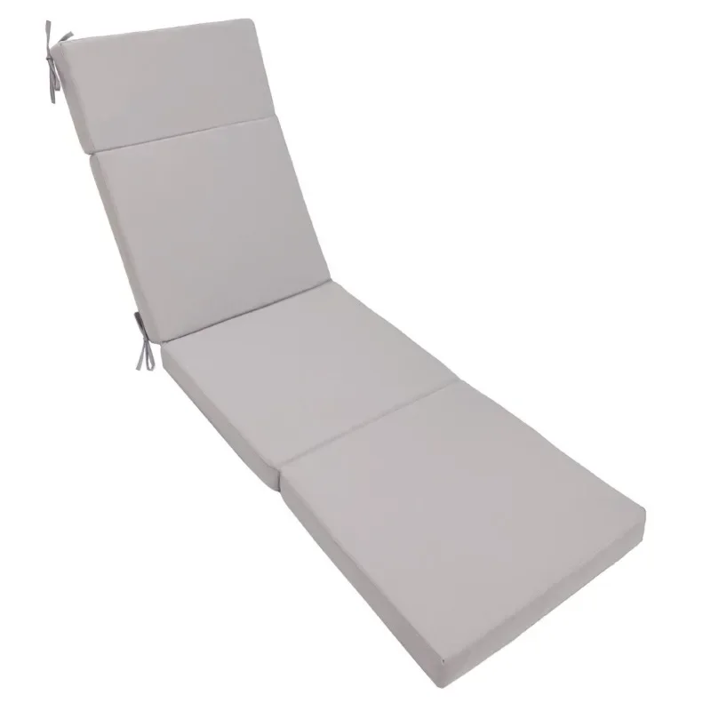 Outdoor waterproof sunscreen thickened seat cushion high-density sponge support cushion, beach chair seat cushion household