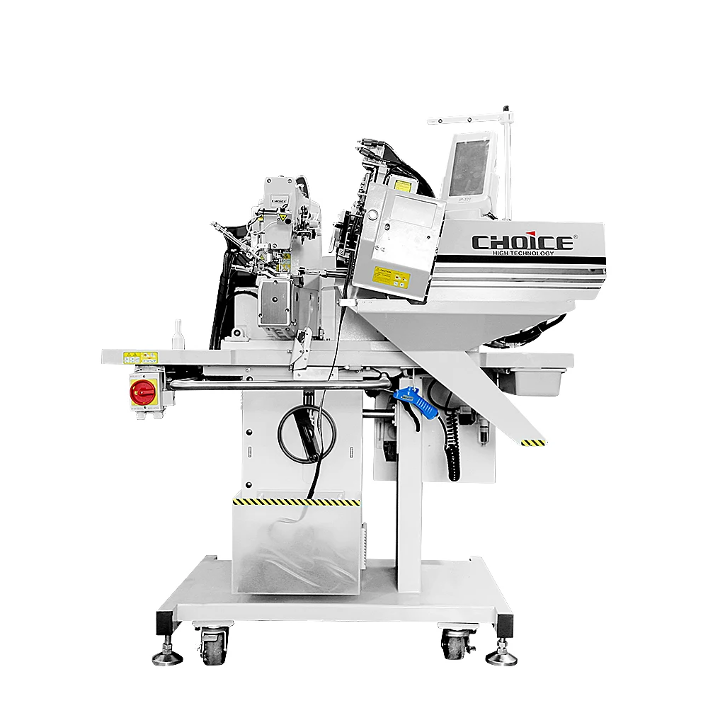 High Technology Automatic Double Needl e Belt Loop Attaching Industrial Sewing Machine GC254-ZD