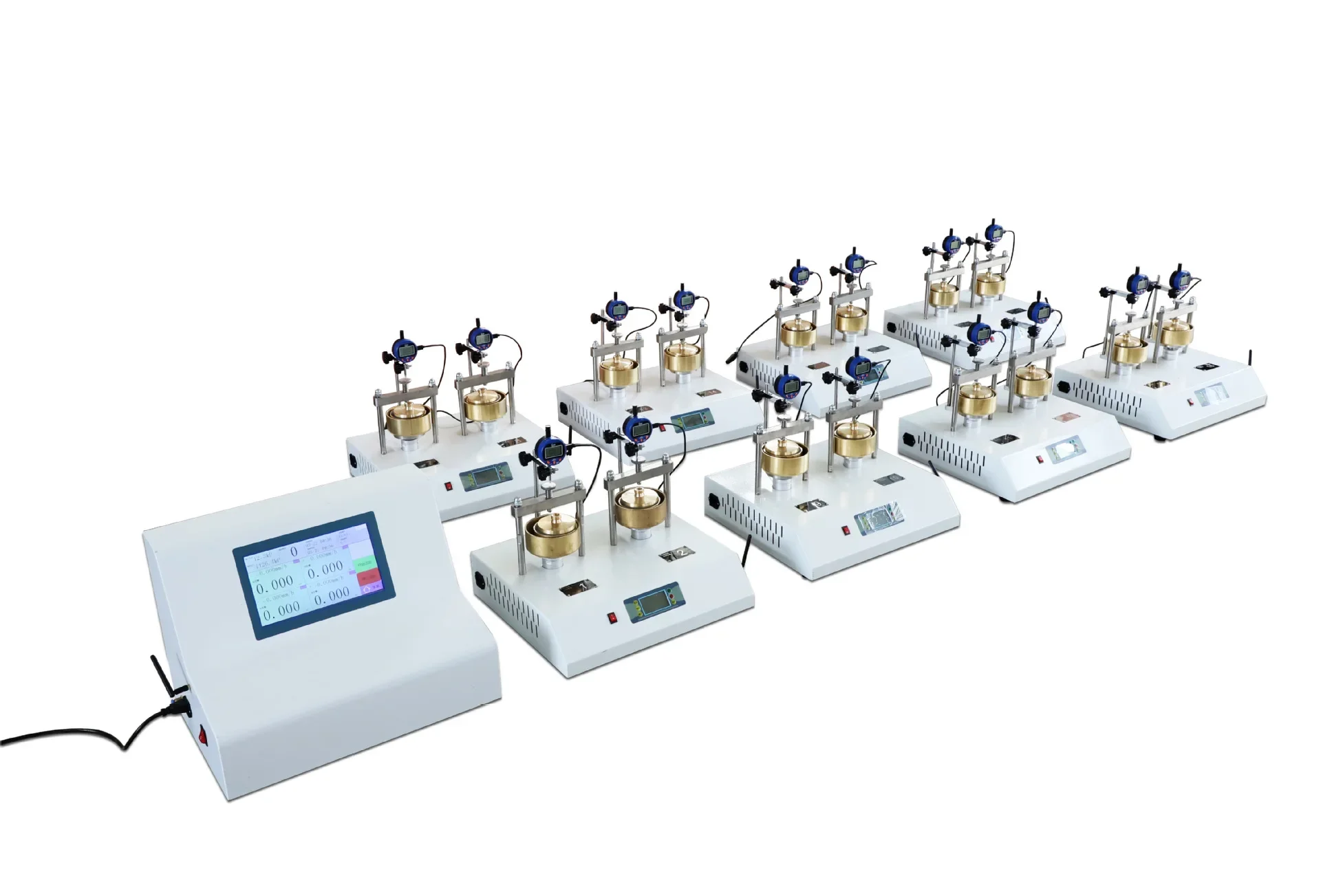 GZQ-1A/B/C sixteen-link automatic pneumatic consolidation instrument (low/medium/high pressure)