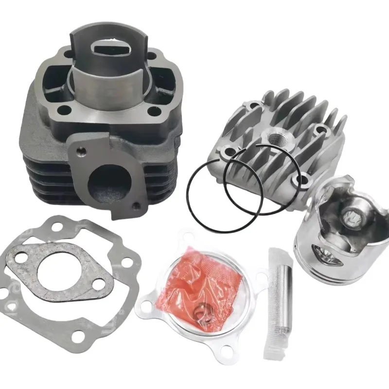 

Комплект поршневой группы (головка цилиндра и поршень) 70 куб. см, 10 мм палец, 2-тактный, OEM, для мотоциклов Yamaha Jog70 Jog 47 мм