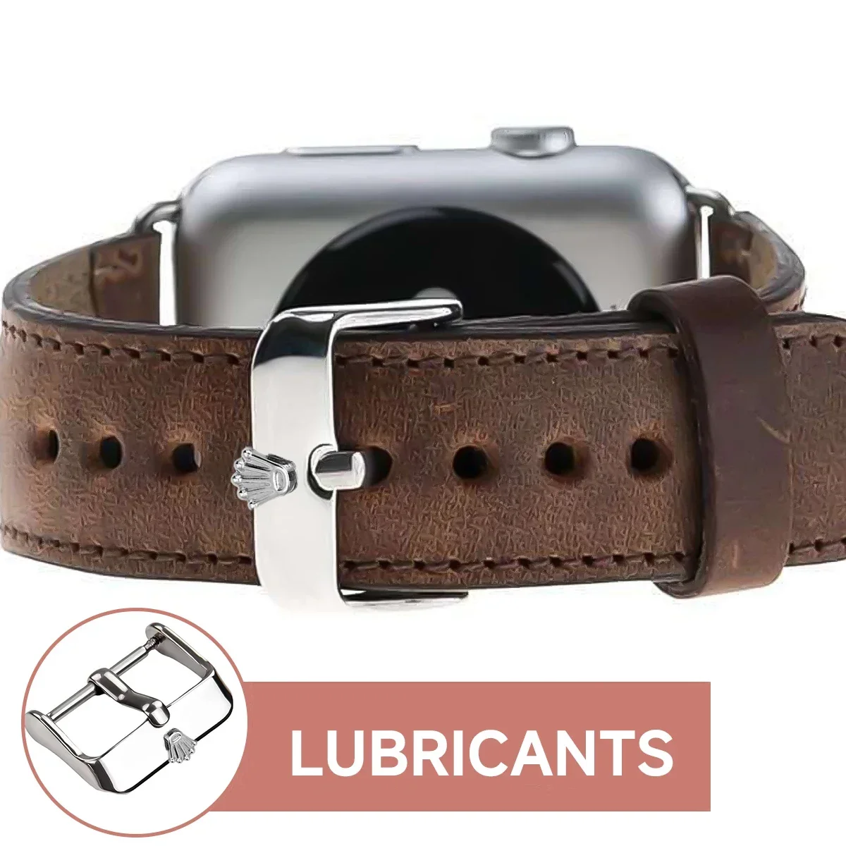 316L Stainless Steel Watch Buckle 14mm 16mm 18mm 20mm Fine Polished Clasp Substitute For Rolex Watch Accessories