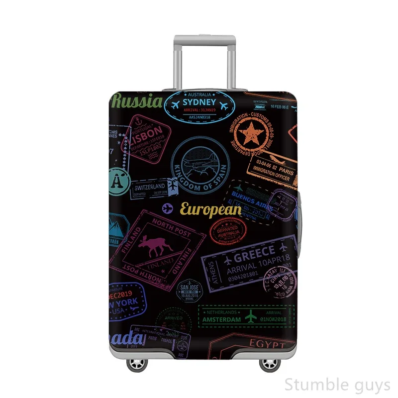 

High Elasticity Stretchy Luggage Cover Protective Anti-Wear Dustproof Suitcase Cover Reliable 18-32 Inch Luggage