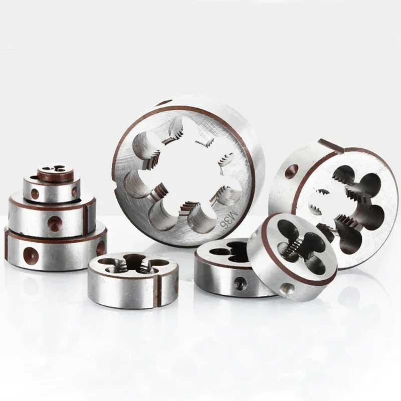 HSS Die Alloy Steel Round Threading Dies Cutting Tool Thread Screw Die Set M2 M2.5 M3 M4 M5 M6 M8 M10 M12 M14 M16 M18 M20 M30