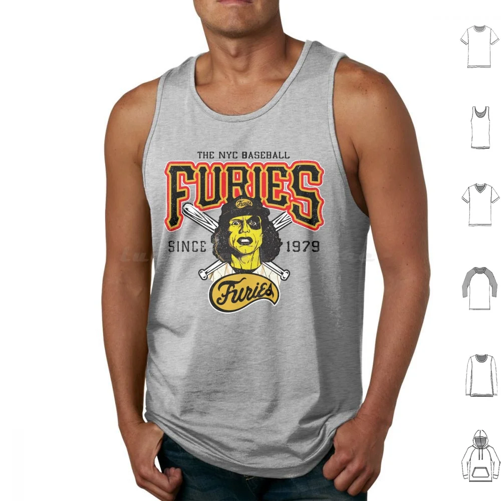 Baseball Furies From Lts Tank Tops Print Cotton Nyc Baseball Furies Furies 70s Movies Baseball Baseball Bat Baseball Furies