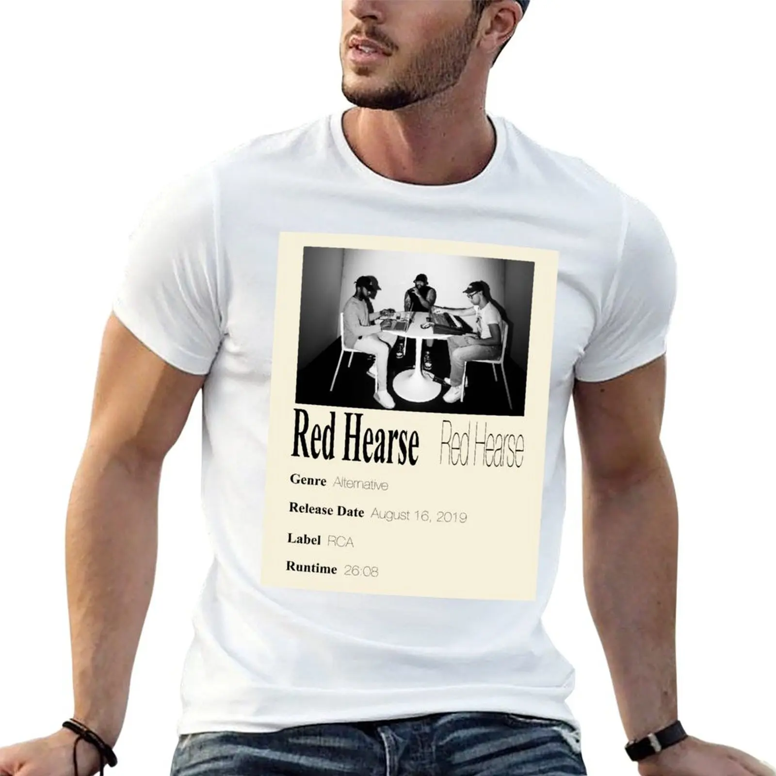 

Red Hearse Poster T-Shirt man graphic t shirt t shirts for man slim fit T-Shirt