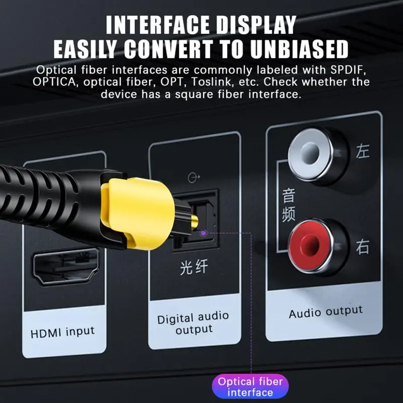 Analog to Digital Audio Adapter 3.5mm to SPDIF Converter Plug and Play for Office Conference Audio System Projector