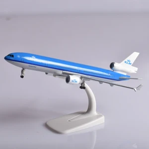 Jason TUTU 20 Cm KLM McDonnell Douglas MD-11 Model Pesawat Planel Pesawat Diecast Logam 1/300 Skala Pesawat Mengumpulkan Hadiah 8 penjualan terbaik klm - №