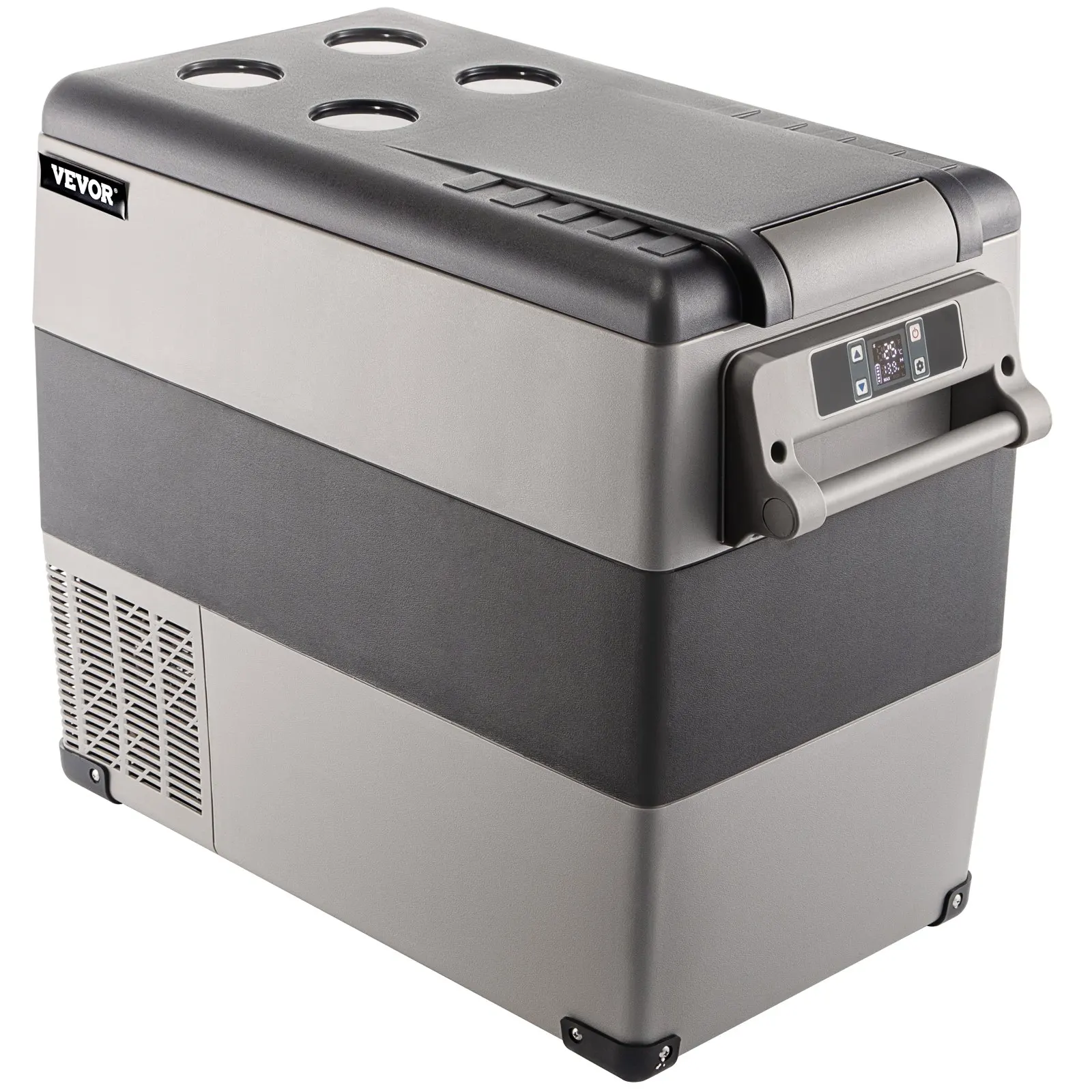 55L Electric Compressor Portable Small Refrigerator Cooler and Freezer for Home and Car Vehicular Use for RV Application