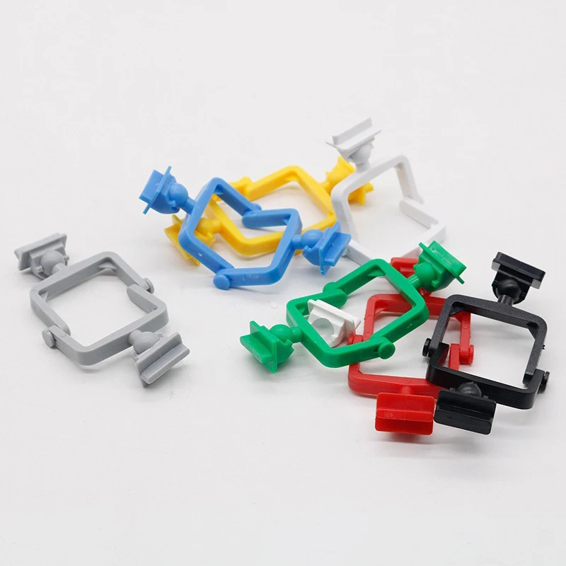 100pcs/Bag Dental Material Plastic Articulator Mixed Colored Disposable Articulator On Model Work