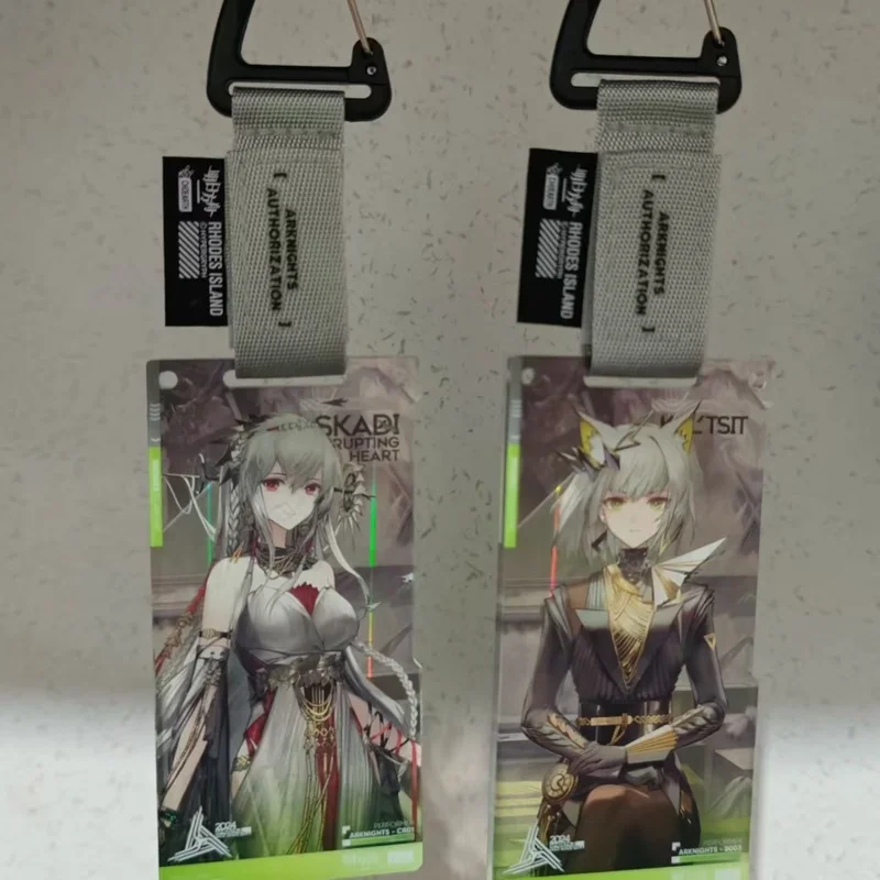 Original Hot ACG Goods  Arknights Pass Certification SP ACG Pendant Traveler Collection Toys Anime Peripherals Gifts For Kids