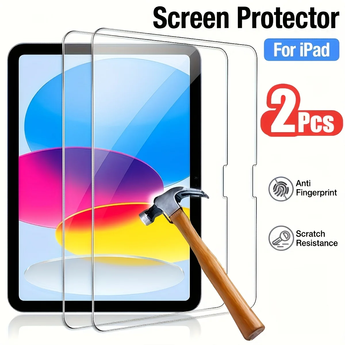 2-Piece Premium Tempered Glass Screen Protector for iPad Air 7 (11 