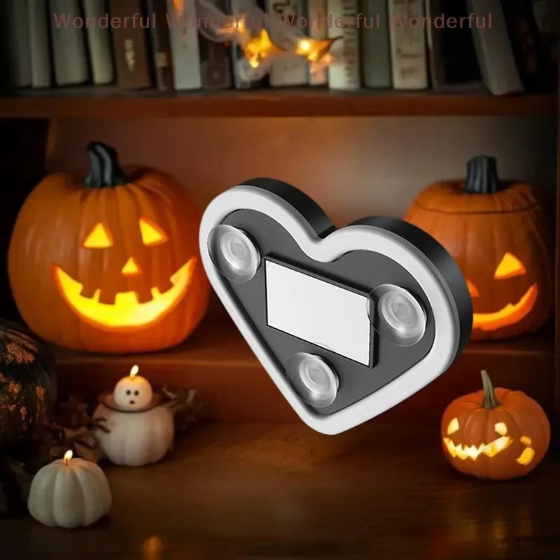 

Solar Powered Heart-Shaped Car LED Window Light For Love Atmosphere