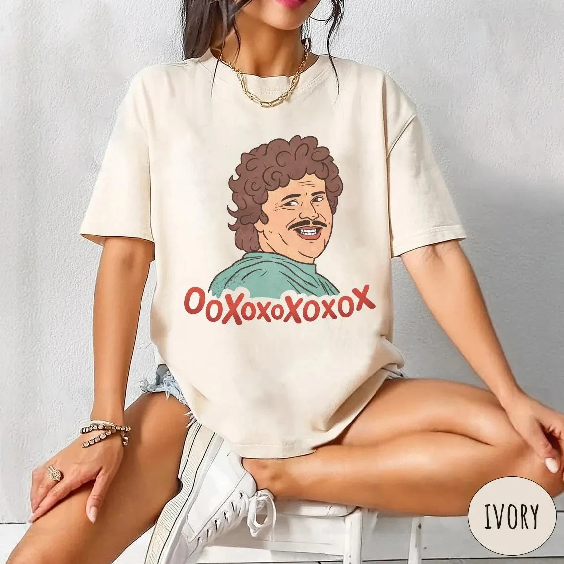 Camiseta Nacho Libre Pedro XOXO - Camiseta con cita de película viral, camiseta de algodón holgada y transpirable unisex de verano