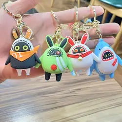 Game Zenless Zone Zero ZZZ Bangboo Cosplay Keychain Bag Pendant PVC Key Chain Keyring Accessories Prop Jewelry Gift