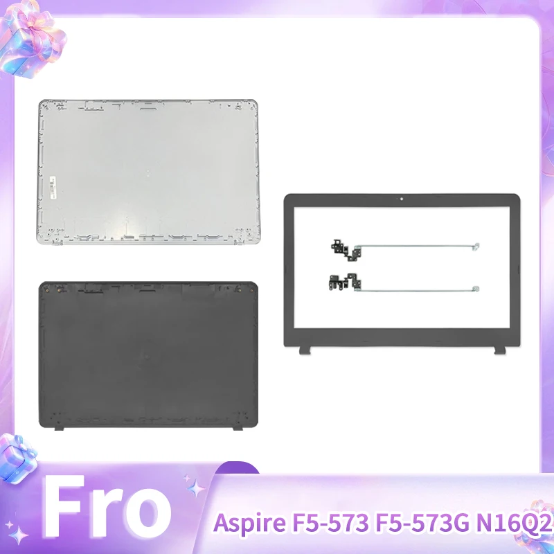 New Laptop Replace Cover For F5-573G F5-573 N16Q2 LCD Back Cover Front Bezel Hinges Black White