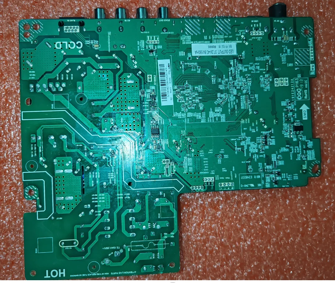 TPD.MS348T.PB793   WIFI network three in one TV motherboard, tested well, physical photo