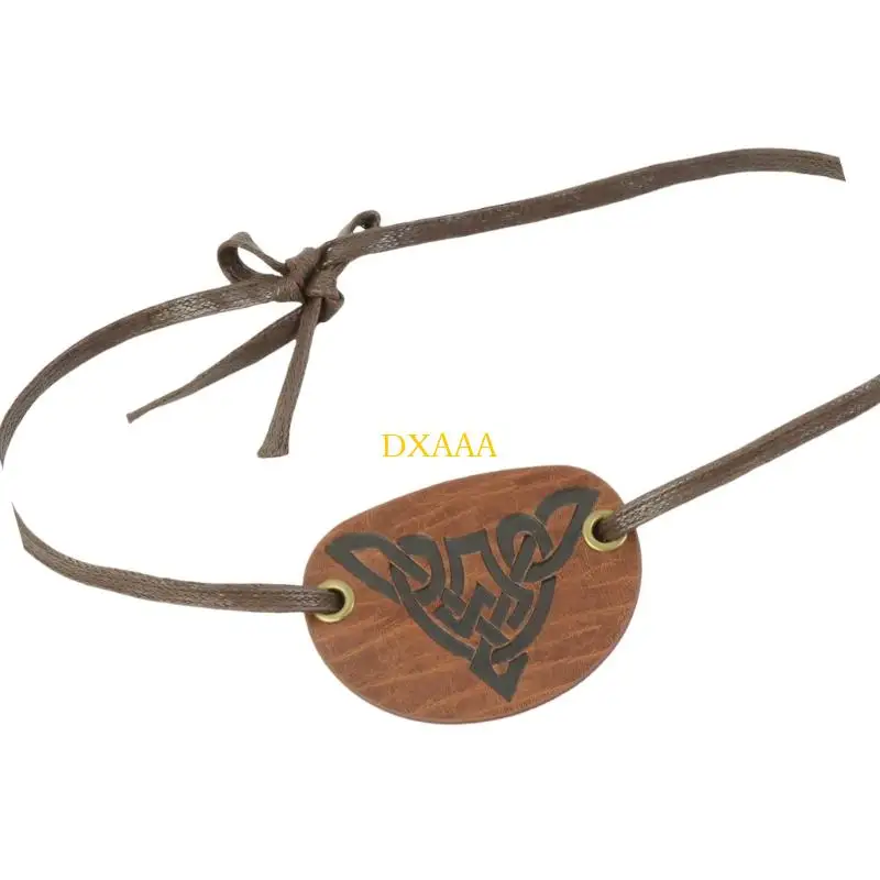 DXAA Pirate Costume Accessories Steampunk Pirate Eye Patches Decorative Single Eye Patches Halloween Cosplay Costumes Unisex