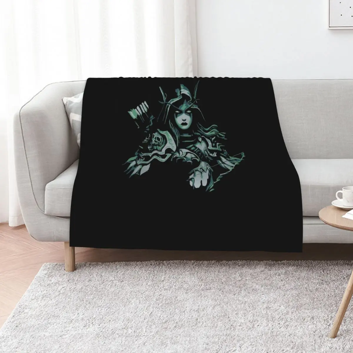 

Sylvanas Windrunner Throw Blanket Thermal Kid'S Retros valentine gift ideas Blankets