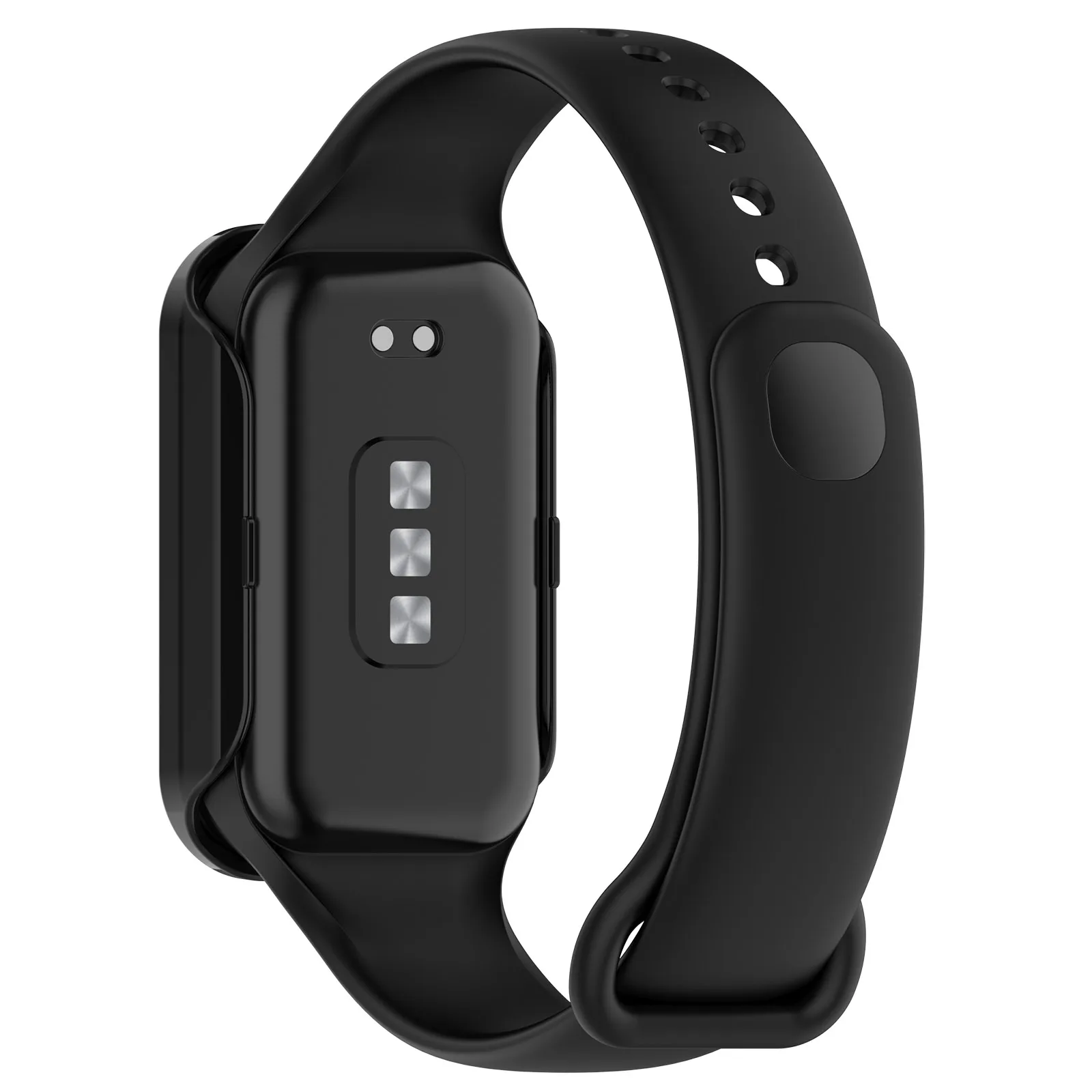 Coque de protection pour Xiaomi Redmi Band 2/Band 8, boîtier de montre, cadre PC dur actif + verre trempé, couverture complète