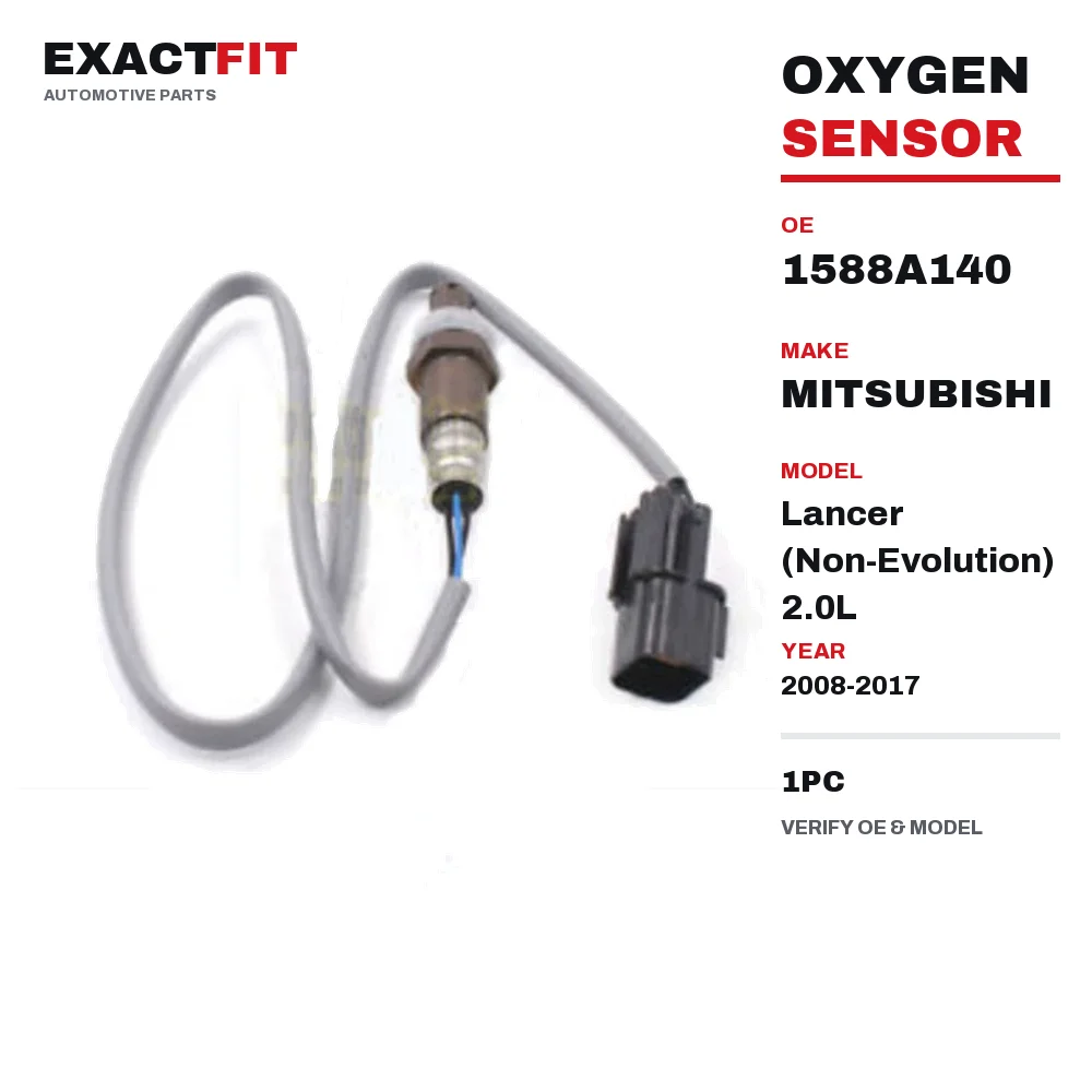 1588A140 Front Upstream Oxygen O2 Lambda Sensor for Mitsubishi Lancer 2.0L 2008-2017 Non-Evolution Before Catalyst 1PC