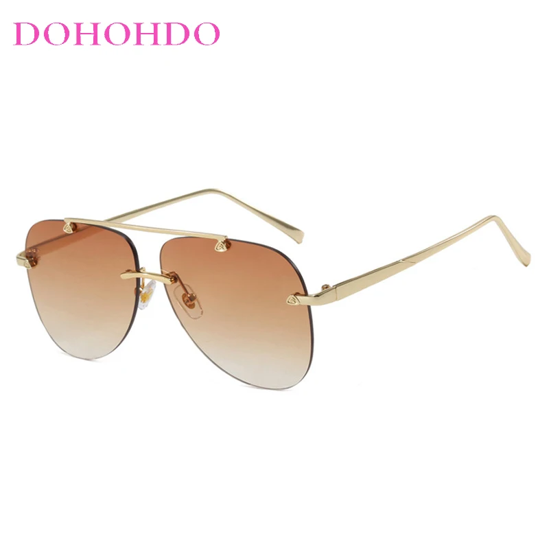 

Fashion Designer Metal Frame Pilot Women Sunglasses Luxury Punk Men Sunglass Outdoor Driving Shade Eyewear Ladies Lentes UV400