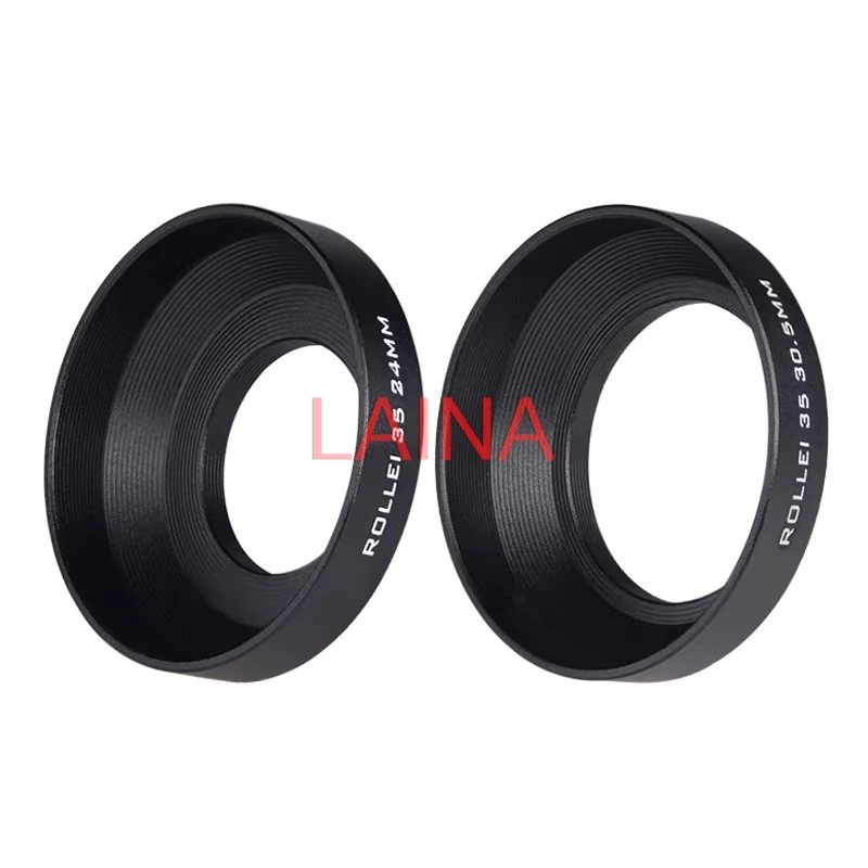 Osłona obiektywu metalowa 24mm 30.5mm + dekielek na obiektyw + filtr UV do aparatu Rollei 35 S/T/TE/SE 35b 35s 35t 35se 35te — zdjęcie produktu 5