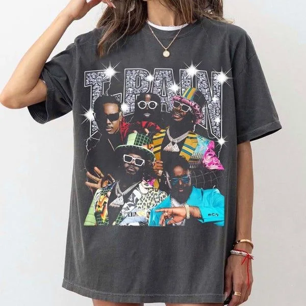 

European Size T-Shirt X 78140 TPain Tour Ladies Fashion Top Quality Material Spring 2026 Regular Sleeve Other Material 100%
