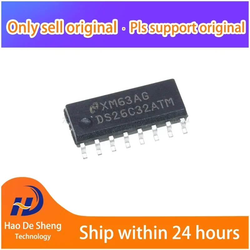 

10PCS/LOT DS26C32ATM SOP-16 New Original In Stock