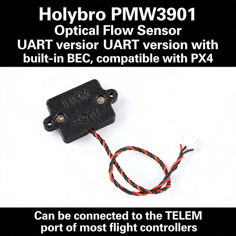 Holybro collaborates with PMW3901 optical flow sensor (serial port version) module, with UART version of PIX and built-in BEC
