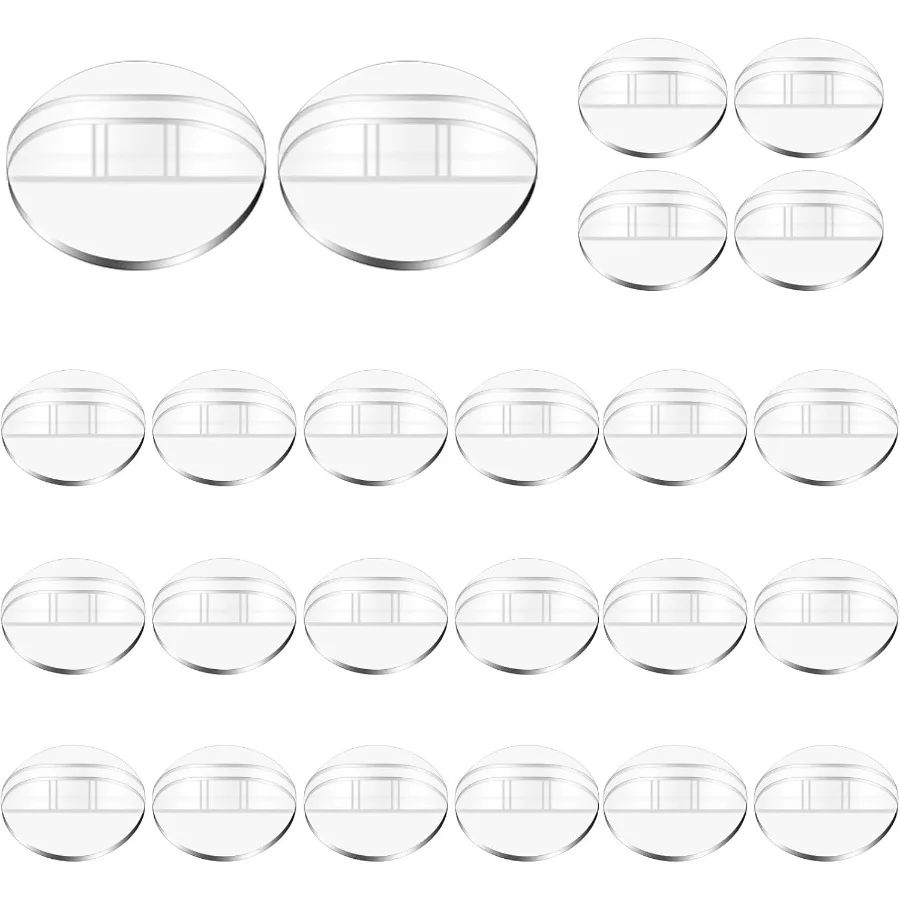 

24-компонентная подставка для игровых карт, прозрачный пластиковый держатель для игровых деталей, маркеры для досок, подставка для карточек, держатель для фотокарточек для бизнеса