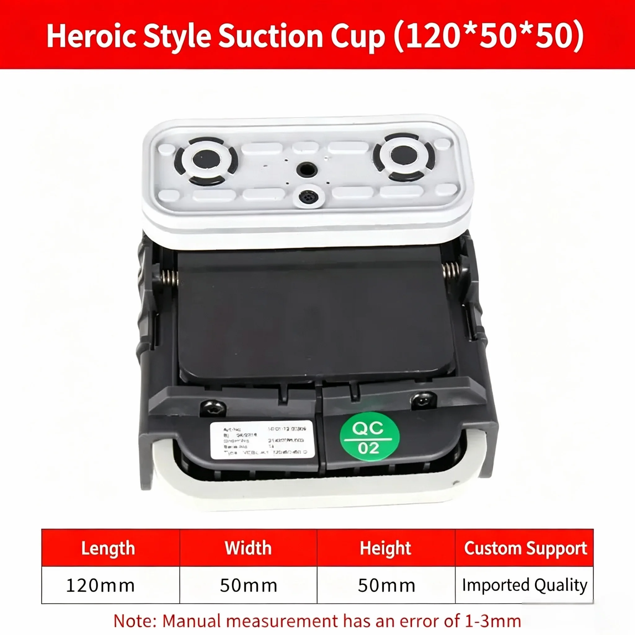 Premium VCBL-K1 120x50x50 Vacuum Pods Woodworking CNC Router Suction Block for PTP Console Table Parts ANGHUA Brand